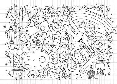 Yeni Yılınız Kutlu Olsun. komik parti ile tatil arka plan