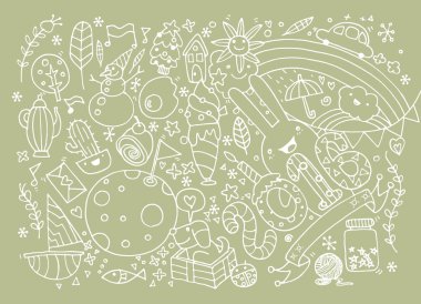 Yeni Yılınız Kutlu Olsun. komik parti ile tatil arka plan