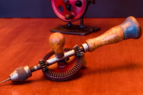 American Made Woodworker Hand Drill — Stock Photo, Image