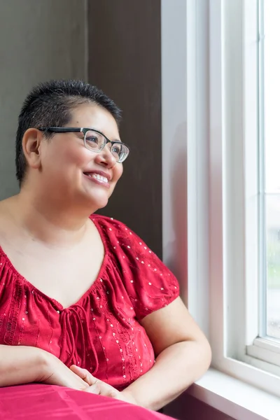 Hispanic Woman Diagnosed With Breast Cancer — Stock Photo, Image