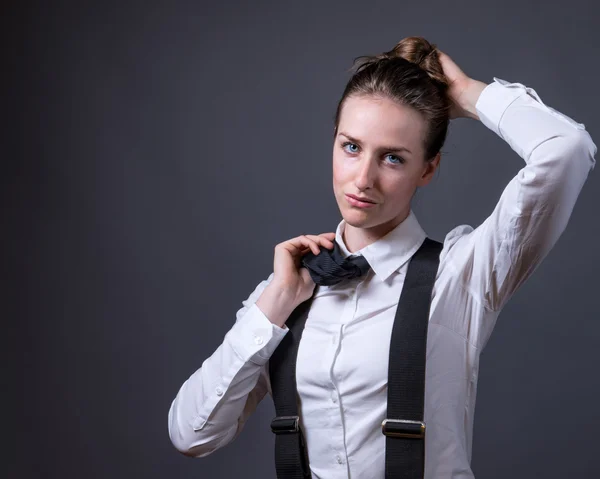 Female Editorial On Masculinity — Stock Photo, Image