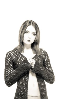 Bikini sinirli genç erkek