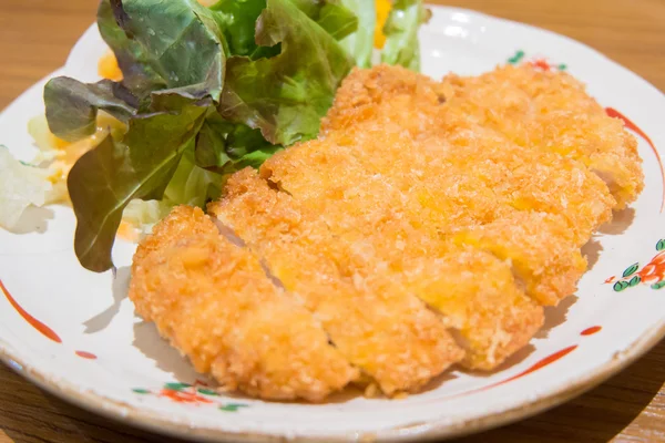 Tonkatsu, comida japonesa feita de porco e ovo — Fotografia de Stock