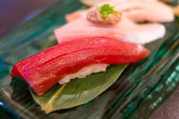Close up nigiri sushi set — Stock Photo, Image