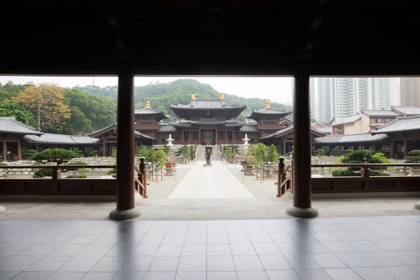 Chi-lin-Nonnenkloster im Diamantenhügelbezirk von Hongkong, China — Stockfoto
