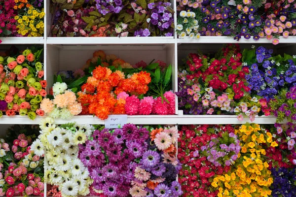 Pattern of beautiful flowers background — Stock Photo, Image