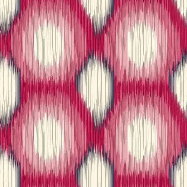 Nahtloses Ikat-Muster — Stockvektor