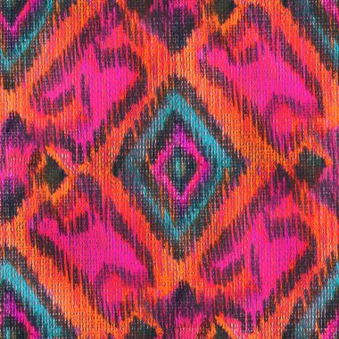 Dikişsiz ikat desen