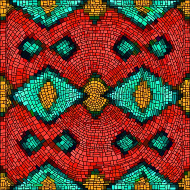 Dikişsiz mozaik arka plan