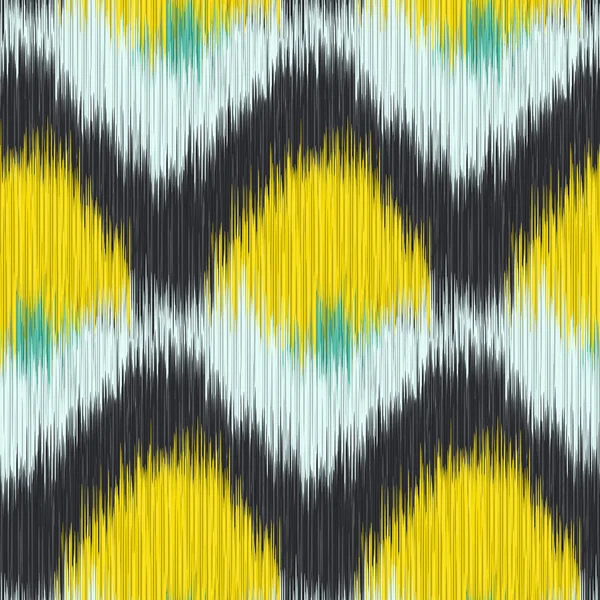 Naadloze ikat patroon — Stockvector