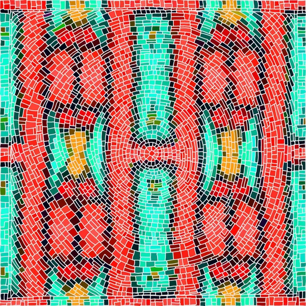 Fond mosaïque sans couture — Image vectorielle