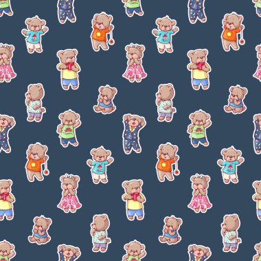 oyuncak ayılar ile Seamless Modeli 