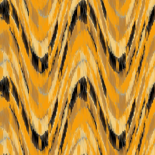 Seamless Ikat Pattern — Stock Vector