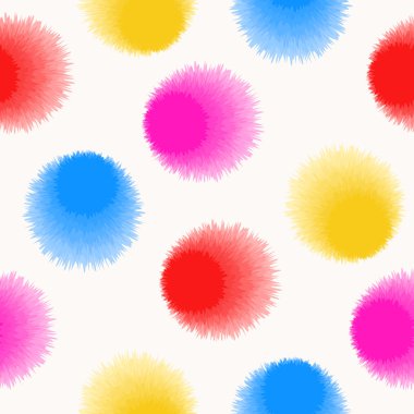 parlak kabarık daireler ile desen