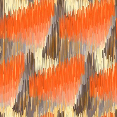 Dikişsiz soyut Ikat desen
