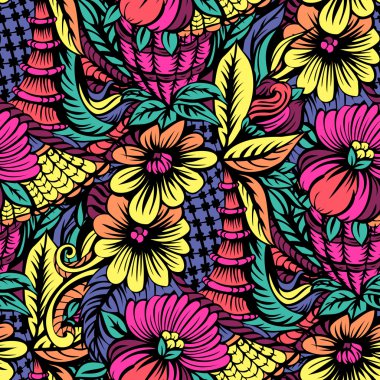 Kusursuz çiçek deseni