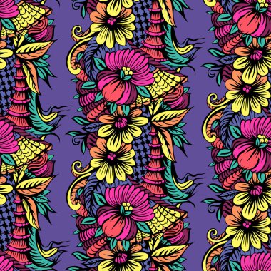 Kusursuz çiçek deseni