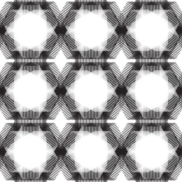 Ornamento geometrico in bianco e nero — Vettoriale Stock