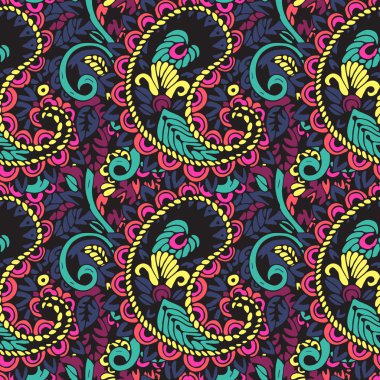 Paisley yazdırma ile Seamless Modeli