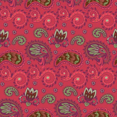 Paisley yazdırma ile Seamless Modeli