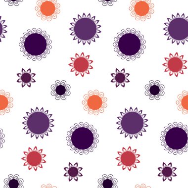 basit çiçek ile Seamless Modeli