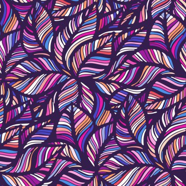 Çok renkli yaprakları ile Seamless Modeli