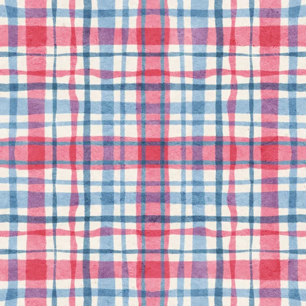 Textura Tecido Tartan Padrão Sem Costura Ilustração Digital — Fotografia de Stock