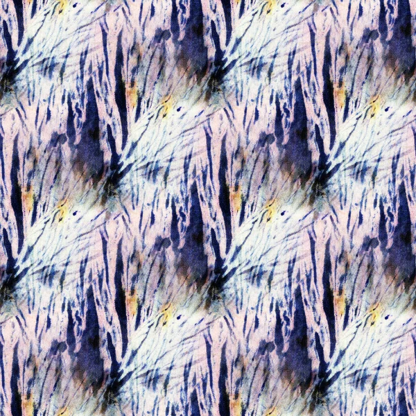 Naadloze Tie Dye Patroon Witte Zijde Handschilderstoffen Nodulair Batik Shibori — Stockfoto