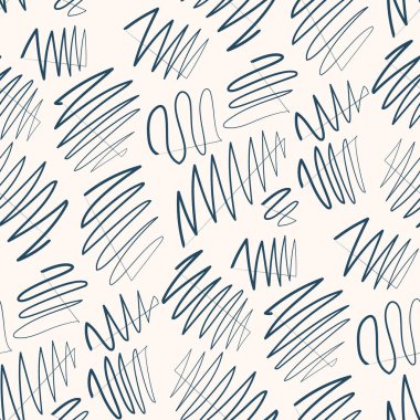 Siyah beyaz desenli, karalama tarzı. Vektör illüstrasyonu.