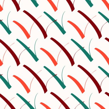 Basit bir soyut çizimle kusursuz bir desen. Vektör illüstrasyonu.