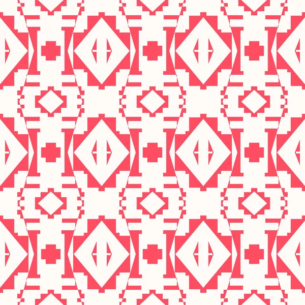 Nahtloses Muster Mit Der Einfachen Geometrischen Zeichnung Retro Stil Vektorillustration — Stockvektor