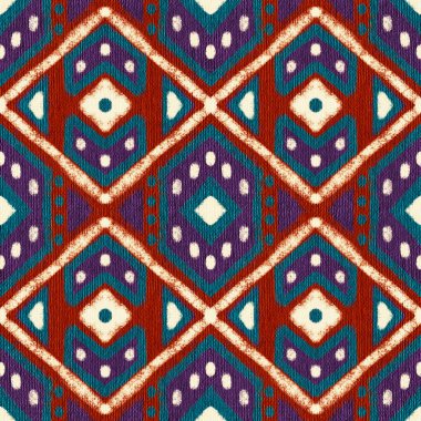 Modelleştirilmiş etnik kalıplı kusursuz bir model. El çizimi illüstrasyon.