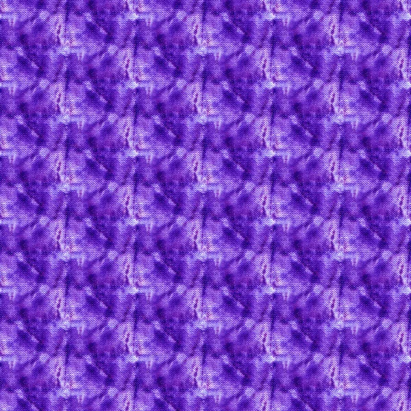 白絹に紫色のシームレスな絞り染めのパターン 手描きの生地 ノーマルバティック 絞り染め — ストック写真