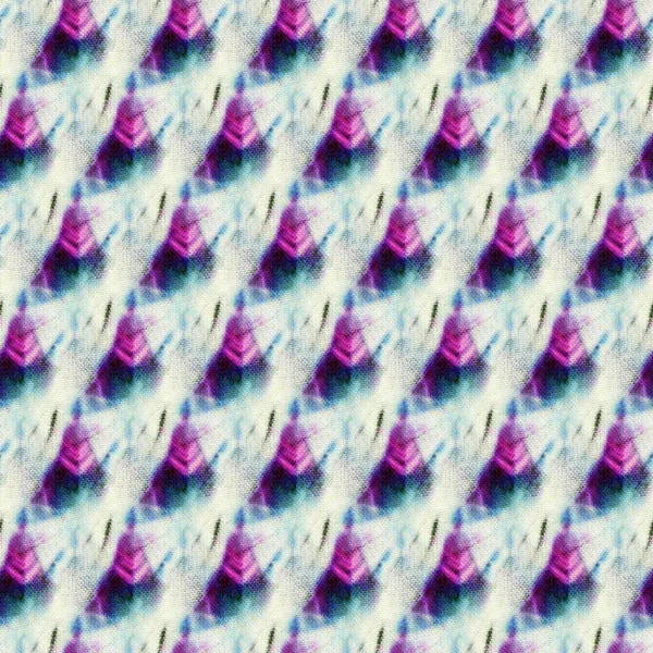 Bezešvé Barvivo Bílém Hedvábí Ručně Malované Tkaniny Nodulární Batik Shibori — Stock fotografie