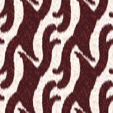 Kusursuz Ikat Deseni. Tekstil tasarımı, duvar kağıdı, yüzey dokuları, ambalaj kağıdı için soyut arkaplan.