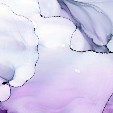 Şeffaf alkol lekeleri olan soyut bir arkaplan. El çizimi illüstrasyon.