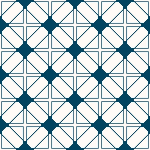 Svart Och Vitt Sömlöst Mönster Geometrisk Prydnad Vektorillustration — Stock vektor