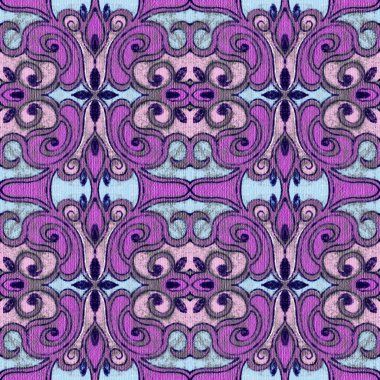 Modelleştirilmiş etnik kalıplı kusursuz bir model. El çizimi illüstrasyon.