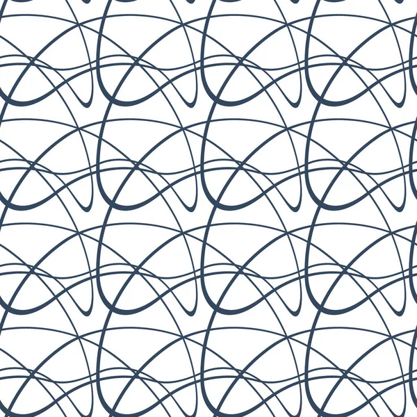 Seamless Pattern Monochrome Abstract Pattern Vector Illustration — Stock Vector