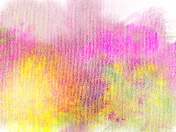 Watercolor background with colored spots.  Hand-drawn illustration.
