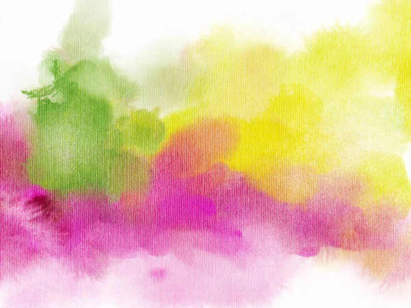 Watercolor Background Colored Spots Hand Drawn Illustration — Stock Photo, Image