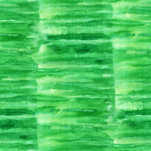 Abstrakt Sömlöst Mönster Med Gröna Akvarellfläckar Handritad Illustration — Stockfoto
