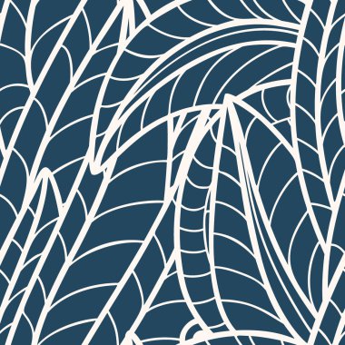 Siyah beyaz desenli, Paisley desenli, retro tarzı. Vektör illüstrasyonu