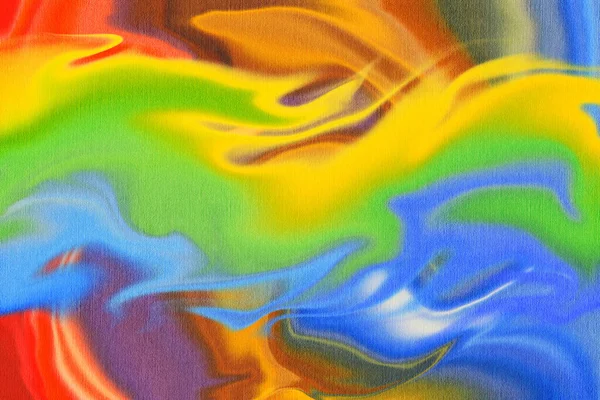 Flerfärgad Abstrakt Bakgrund Akrylmålning Handritad Illustration — Stockfoto