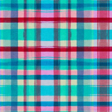 Tartan kumaş dokusu. Kusursuz desen. Dijital illüstrasyon.