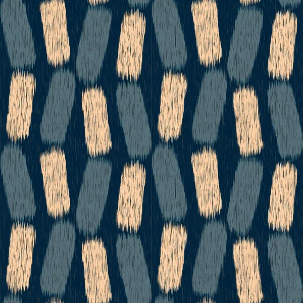 Patrón Ikat Sin Costuras Fondo Abstracto Para Diseño Textil Papel — Vector de stock