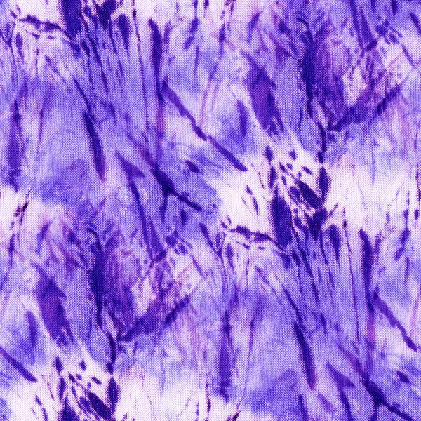 Seamless Tie Dye Pattern Indigo Color White Silk Hand Painting — Stock Photo, Image