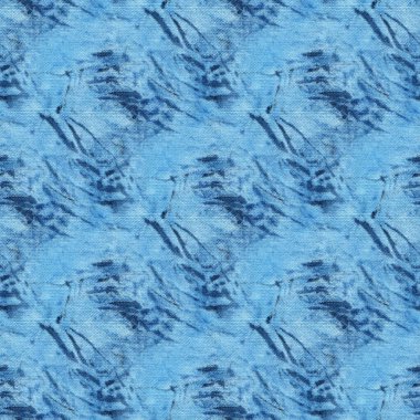 Beyaz ipeğin üzerindeki çivit rengi kusursuz kravat boyası deseni. El boyası kumaşlar - nodüler batik. Shibori boyaması.. 
