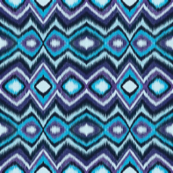 Patrón Ikat Sin Costuras Fondo Abstracto Para Diseño Textil Papel — Foto de Stock