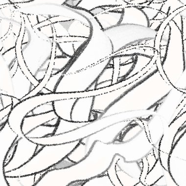 Soyut noktalı çizimle kusursuz desen. Vektör illüstrasyonu